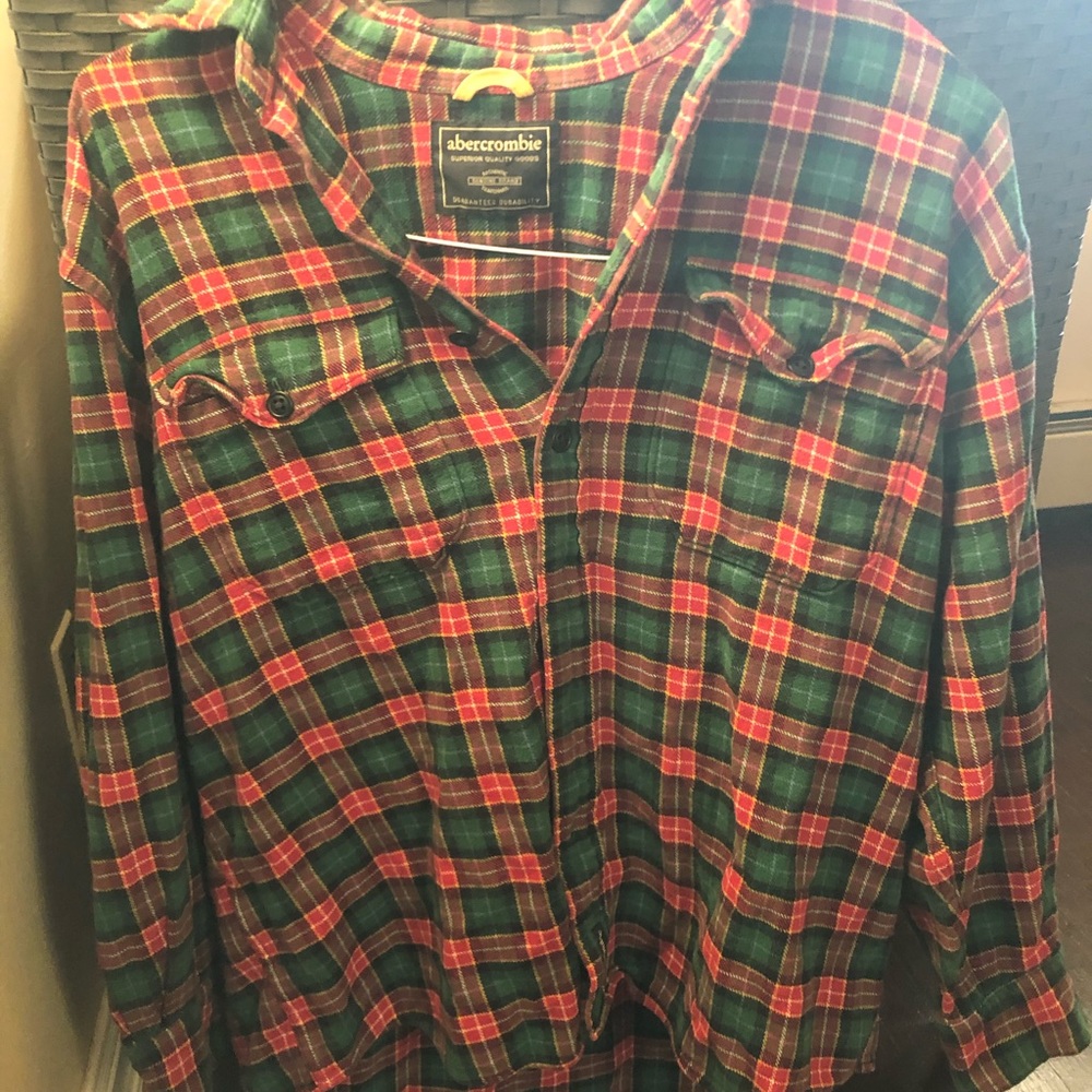 Vintage Abercrombie plaid shirt